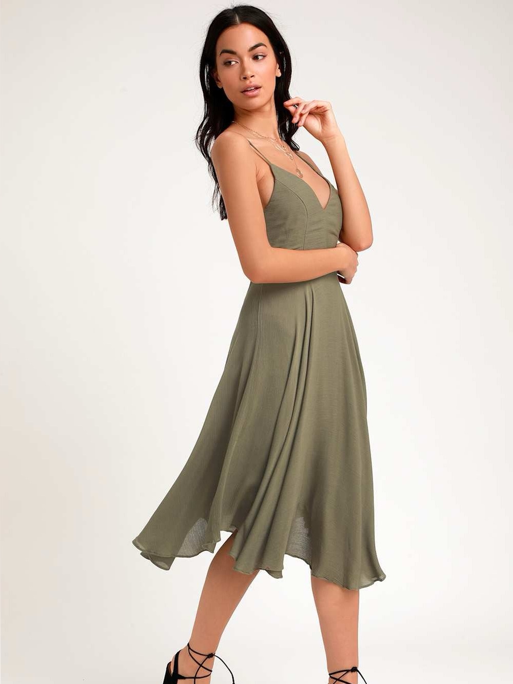 Lulus Ruched Maxi Dress – Size XS | Soft‑Glam Goddess Summer | Boho - Picture 2 of 9